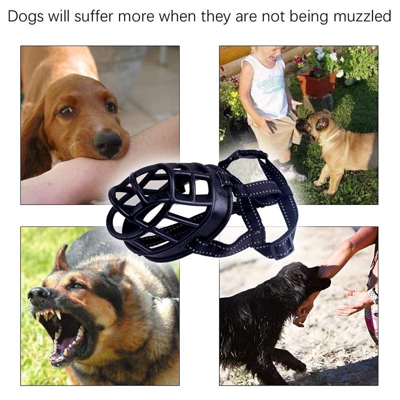 Удобный мягкий силиконовый намордник для собак, дышащие намордники-корзины для маленьких, средних, больших и больших собак, которые не кусаются, лай, жевают