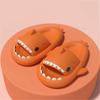 Shark Slippers Funny Slippers Outdoor Parent Child Slippers Solid Color Soft Anti-skid