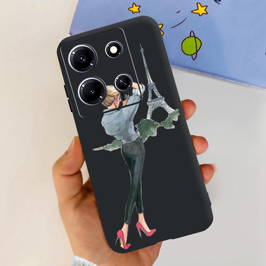 Модный Чехол-бабочка для телефона Infinix Note 30i Note30 Pro 2023 Мягкий Силиконовый ТПУ Задняя Крышка Для Infinix Note 30 Pro Note30i