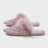 Fashion Fashion Feather Decoration Design Slippers Women Comfort Lightweight Soft Sole Home Slippers Elegant Non Slip Zapatos De Mujer