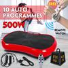110V 250KG Max Bearing Exercise Fitness Slim Vibration Machine Trainer Plate Platform Body Shaper +Remote Watch+ RC+Resistance Band