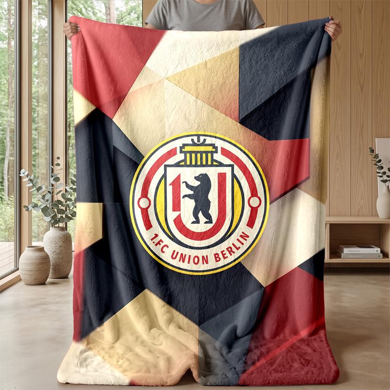 Union Berlin FC Soft Flannel Fleece Blanket Lightweight Cozy Warm Throw Blanket For Sofa Bed Home Decor