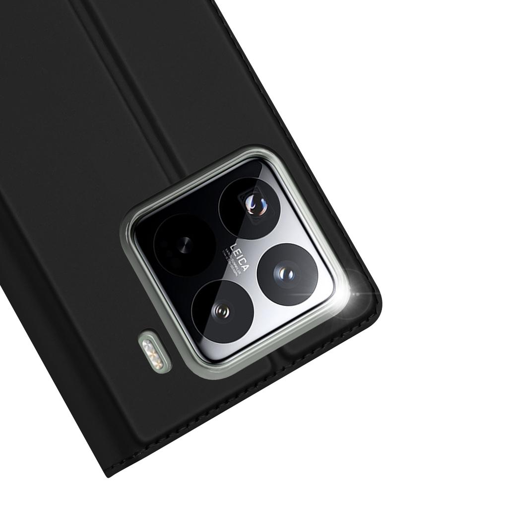 Для Xiaomi 15 Pro Чехол DUX DUCIS Skin Pro Series Кожаный чехол-подставка Держатель для карт