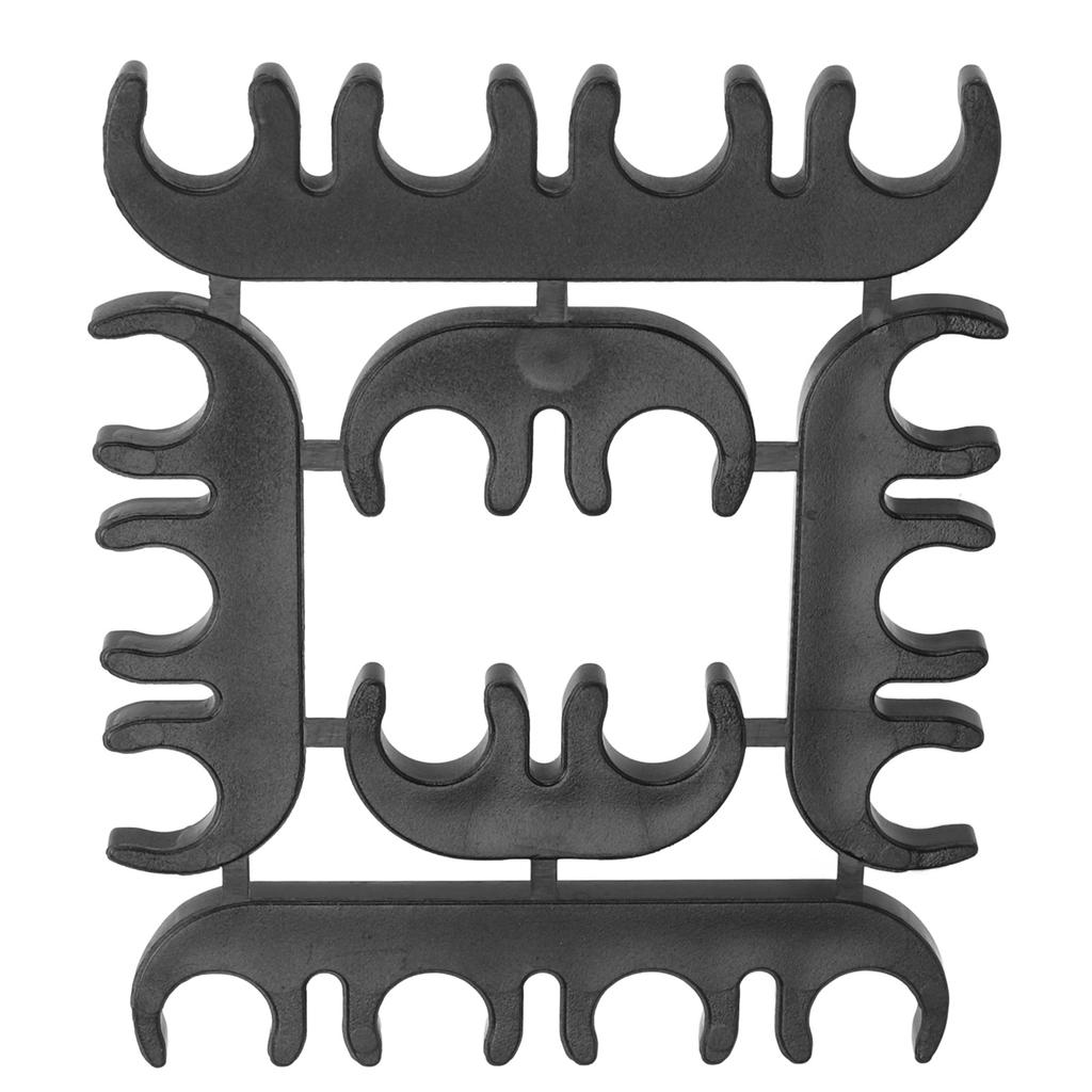 Ignition Wire Divider 8mm ABS Black Wearproof Heat Resistant Durable Separator Clamp