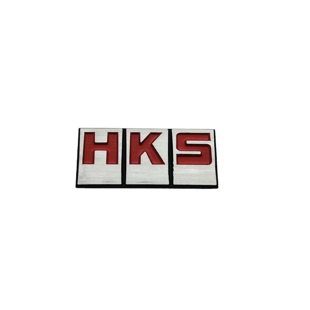 Металлическая 3D-наклейка HKS для автомобилей Honda