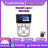 8-дюймовый Android для Renault Logan I 2004-2009 с кнопочной ручкой, автомобильный CarPlay, радио, видео, мультимедиа, GPS-плеер, 2 + 32 ГБ