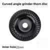 100 мм Круглый Деревянный Шлифовальный Диск для Угловой Шлифмашины Абразивный Диск Угловая Шлифмашина Карбидное Покрытие 22 мм Посадочное Отверстие Формование Шлифование Резьба Вращающийся Инструмент
