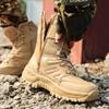 39-47 Men's Boots Desert Military Boots Ankle Outdoor Work Boots Male Non Slip Hiking Climbing Shoes
