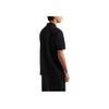 Armani Exchange Мужская футболка-поло с коротким рукавом SS25 с буквенным жаккардовым узором и пуговицами, мужские поло, черная, XM000477-AF10337-FC013
