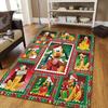 1pc Christmas Goofy Rug Anti Slip, Non Shedding, Stain Defying, Ideal for Living, Bedroom & Laundry Handcrafted Home Decor