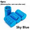 4pcs New Bike Parts Aluminum Alloy Tyre Valve Cap Bicycle Accessories Wheel Rim Tire Dust Cover