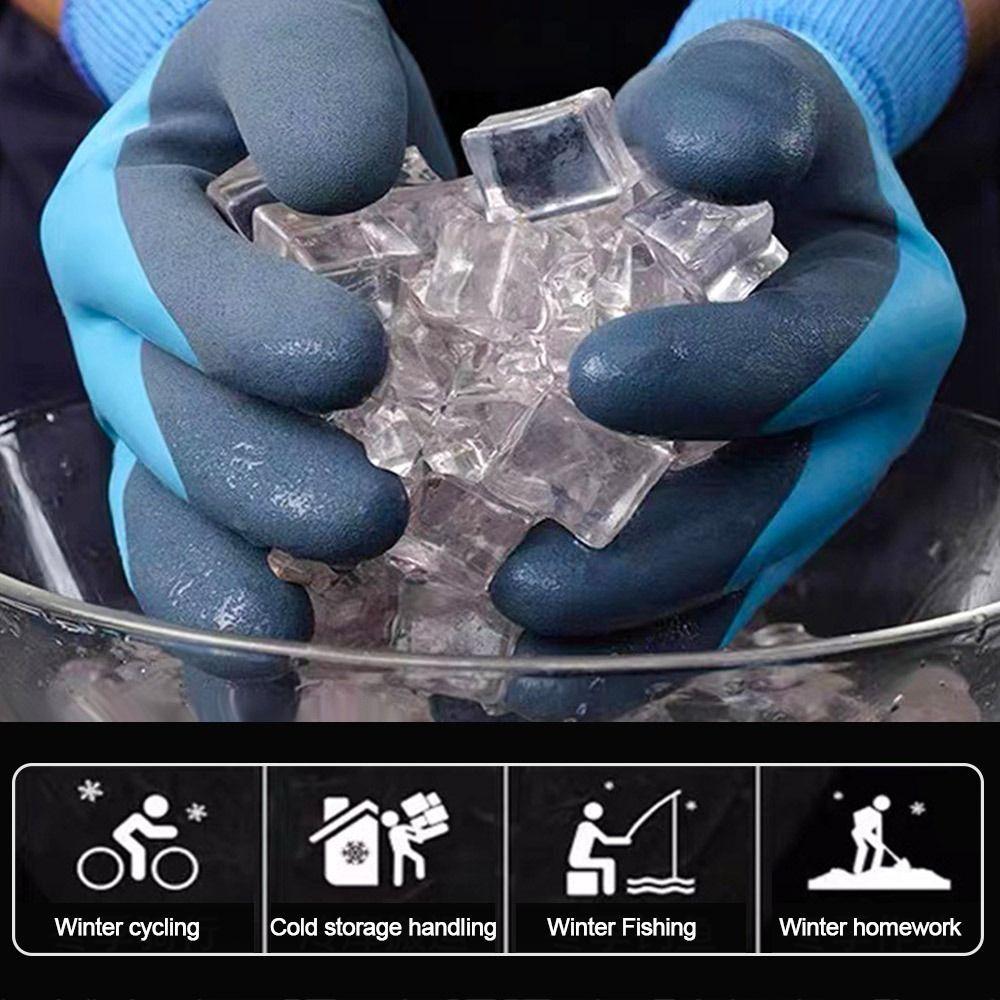Waterproof Winter Work Gloves Cold Resistant Gardening Gloves Low Temperature Fishing Gloves