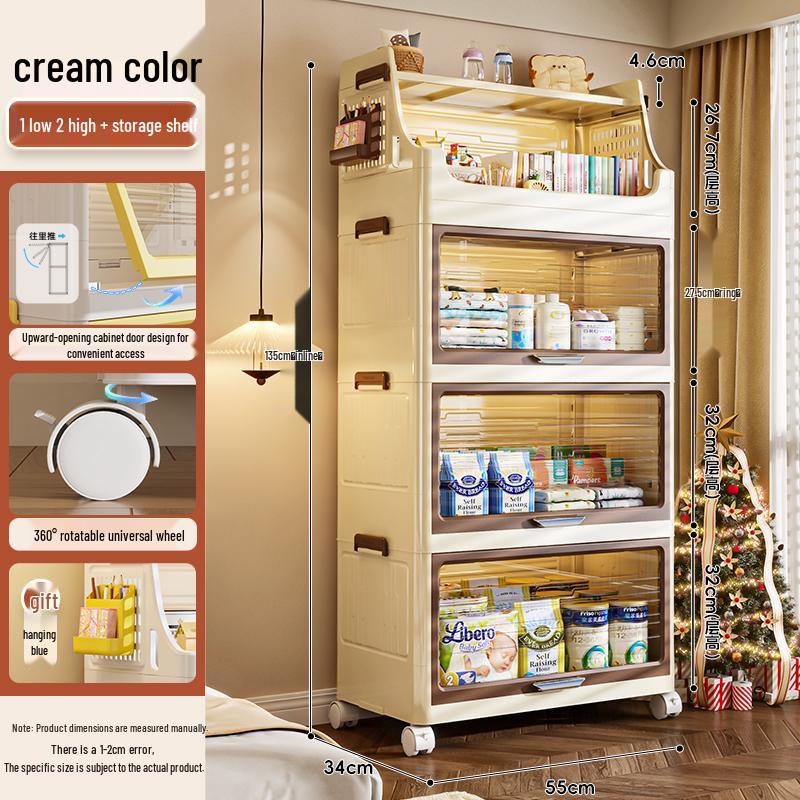 Складной шкаф для хранения для детей - Шкаф для одежды, Органайзер для одежды, Полка для игрушек и закусок