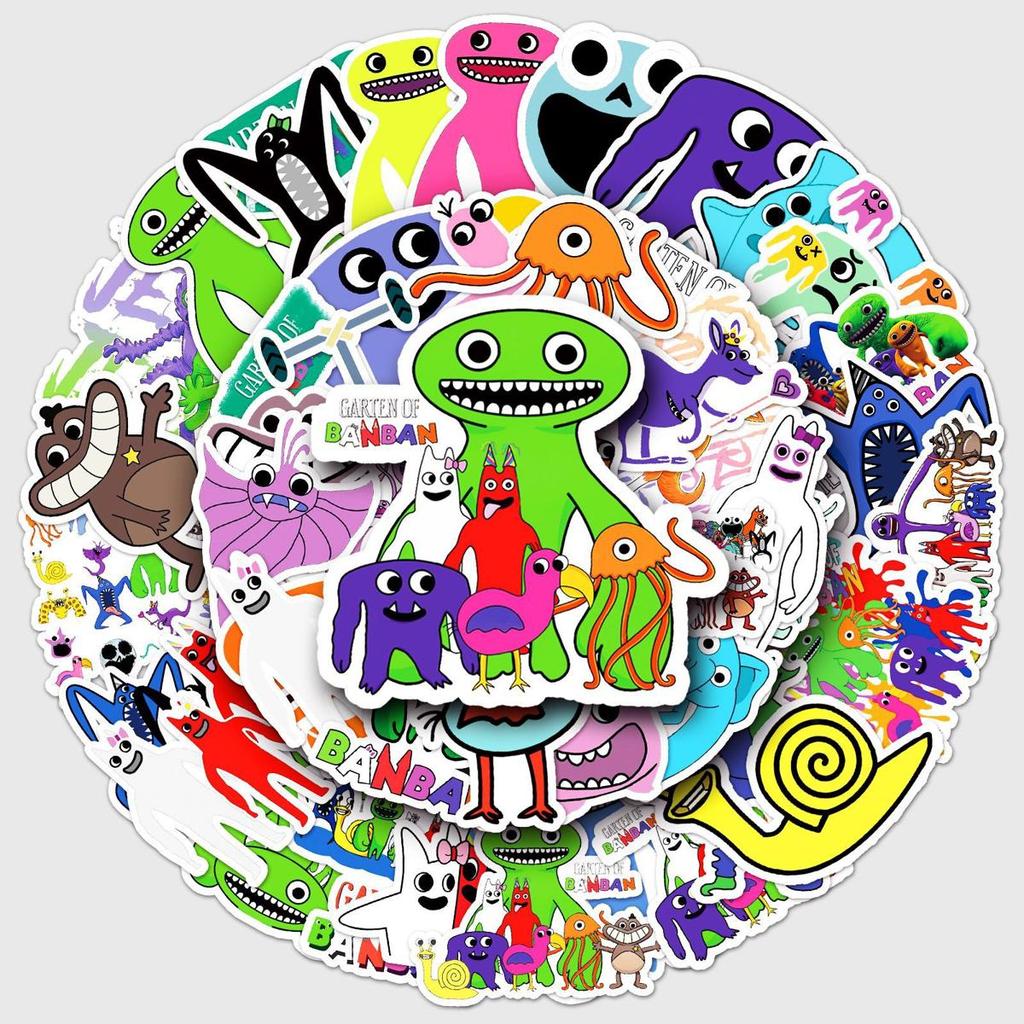 Stickers Rainbow Friends Rainbow Friends Sticker Pack Stickers Set of Stickers 50 Pcs