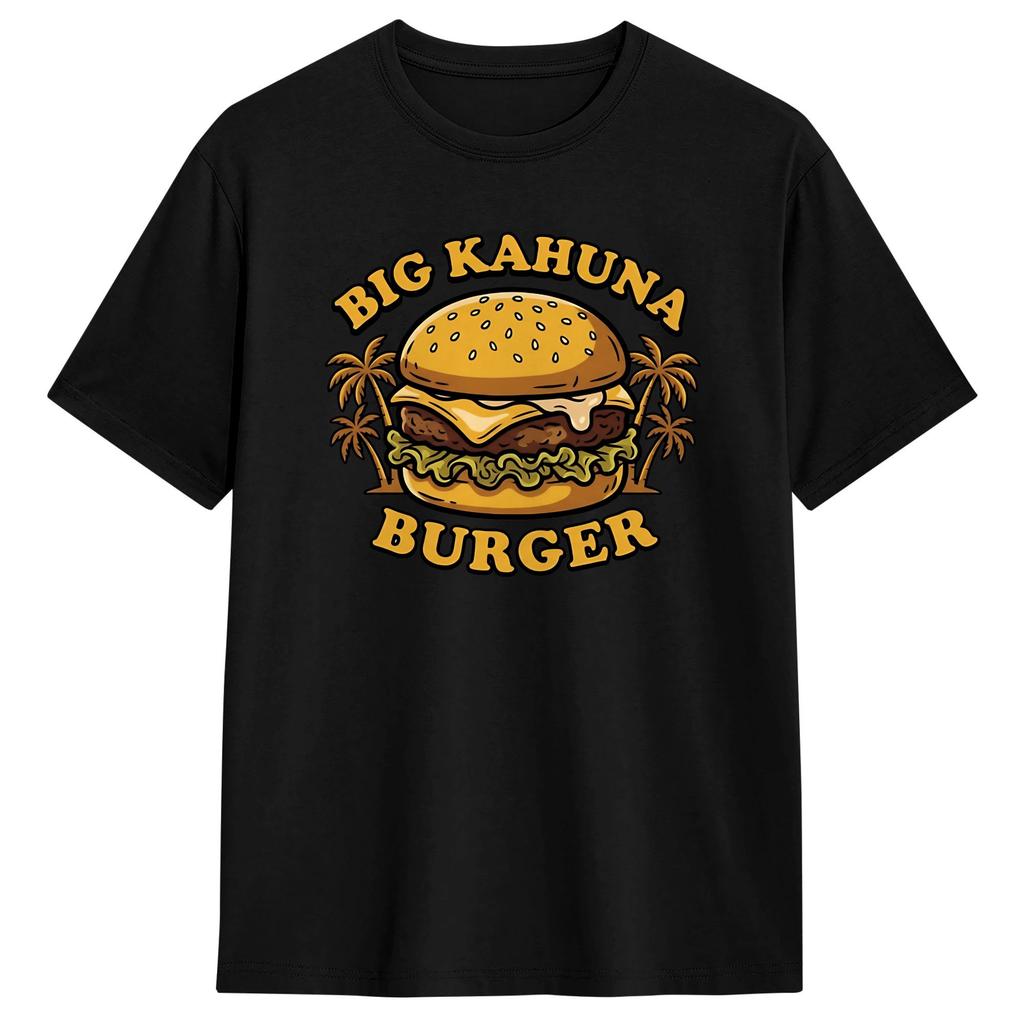 Novelty The Big Kahuna Burger T Shirt Unisexs Cotton Short Sleeve  Oneck Summer Tops Shirts