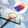 2Pcs Basketball Net Professional Durable Standard Wear-resistant Rainproof Sunscreen Nylon Red White Blue Tri-Color Basketball Hoop Net