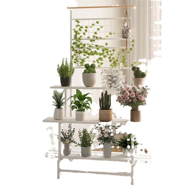 MiLing Rolling Tiered Plant Stand