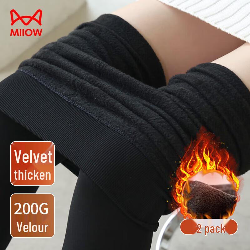 MiiOW Women's Fleece-Lined Bare-Leg Effect Tights