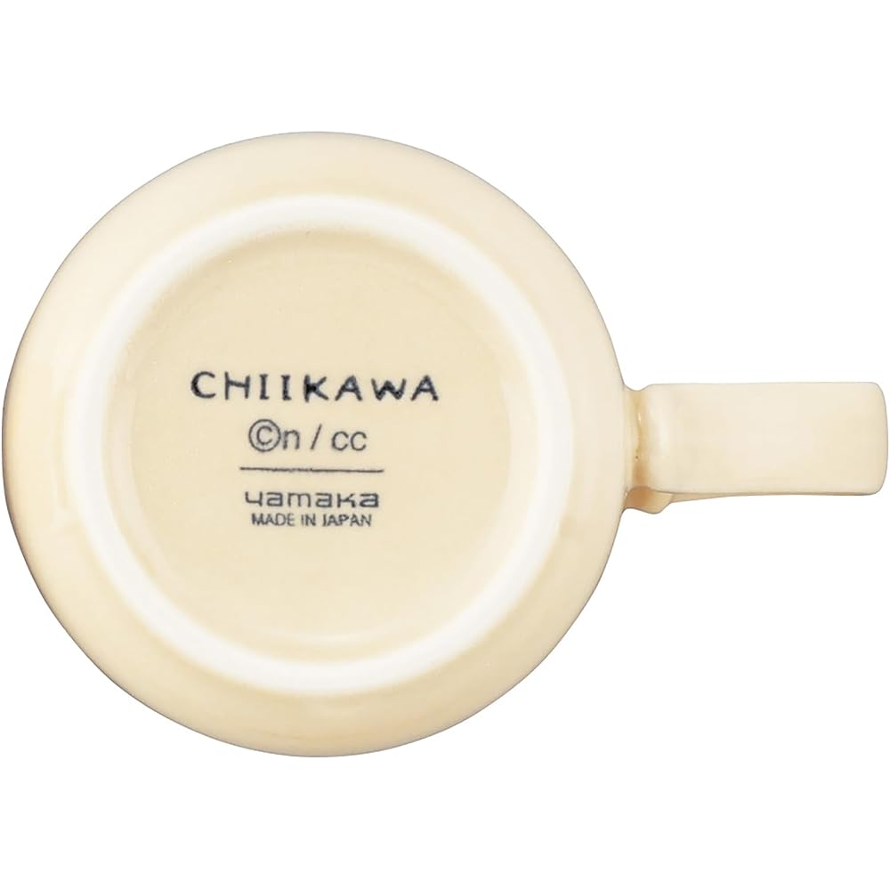 Официально лицензированный набор кружек Chikawa с деревянной подставкой, 300 мл, безопасен для микроволновой печи и посудомоечной машины, бежевый
