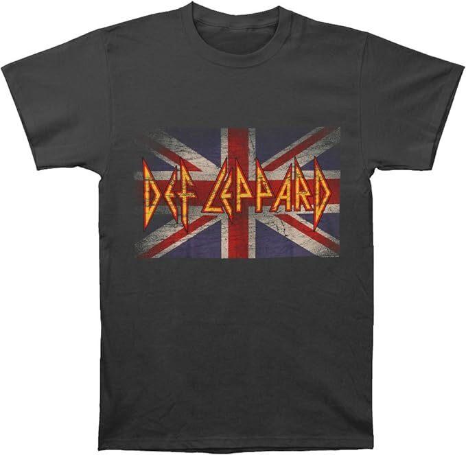 Футболка Def Leppard - Def Leppard Union Jack / Pyromania - Новая Официальная