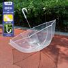8-Bone Transparent Umbrella, White Automatic Umbrella, Disposable Creative Umbrella, Stand Outdoor Umbrella Gift
