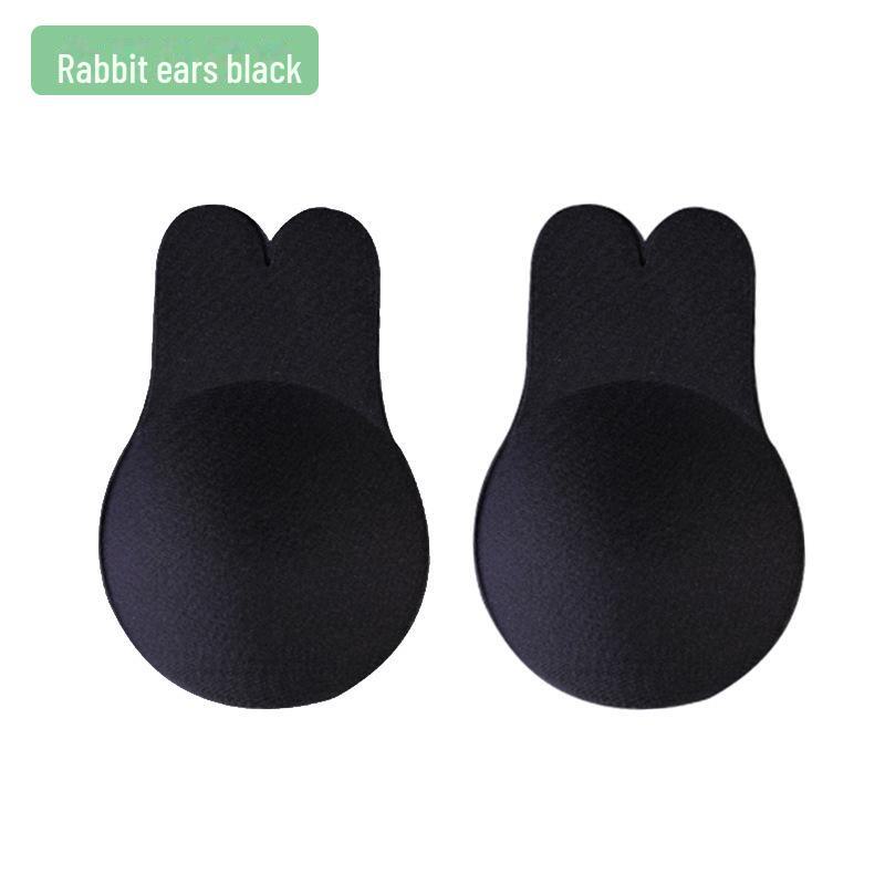 Накладки на соски из тонкой ткани с заячьими ушками для большой груди — антипровисающие, защищающие от воздействия окружающей среды, невидимые и поддерживающие наклейки на бюстгальтер.