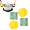 4/6 шт. силиконовые коврики для кастрюль, защитные ручки, открывалки для бутылок, подставки под горячее, квадратные и круглые, нескользящие, термостойкие, для столешницы