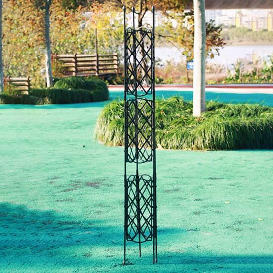 1 комплект практичной антикоррозийной стойки для восхождения на растения, стабильной регулируемой металлической стойки для экрана для растений для сада