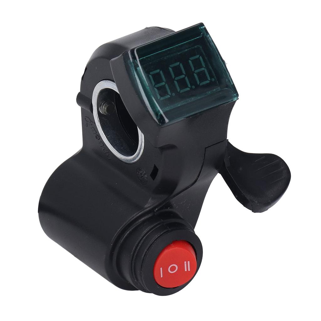 Electric Bike Thumb Throttle 3 Speed Digital Voltage Display Bicycle Hand Accelerator for Mountain