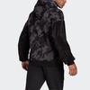 adidas Бархатная толстовка с капюшоном Aop с камуфляжным рисунком, мужские толстовки черного цвета H25088