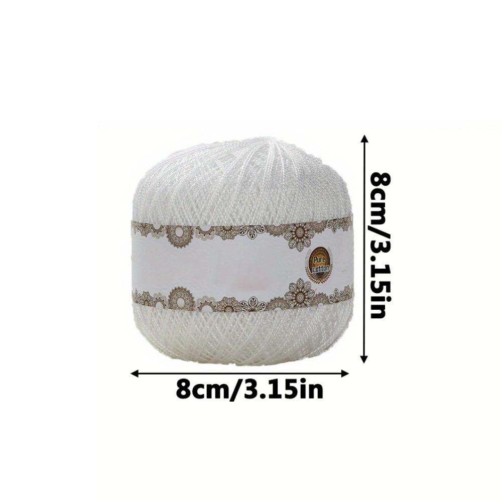 4pcs Thin Yarn Perfect DIY Knitting Crocheting and Embroidery Pearl Lace Thread Handmade Diy Braided Pure Crochet Silky Linen Bright Silk Thread