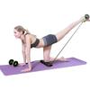 Knee Mat Ab Roller Double Roller Abdominal Wheel Waist Slimming Device  Body Shaping
