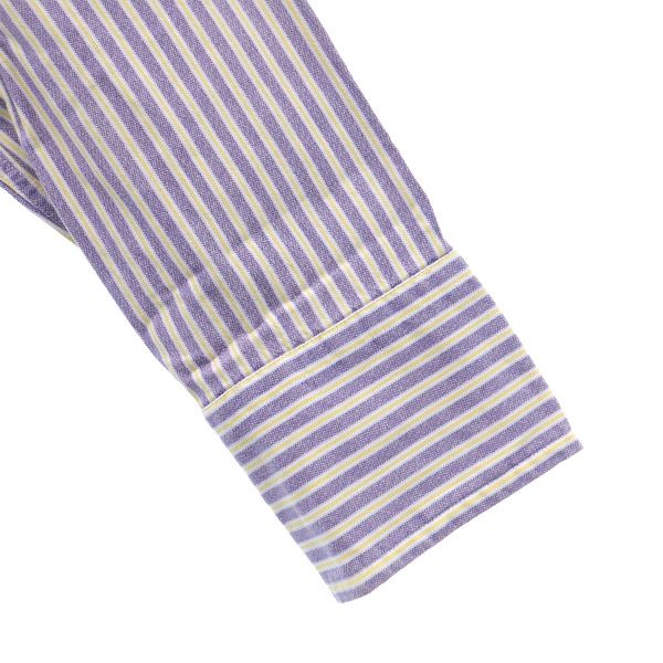 BEAMS PLUS Robert Friedman collaboration stripe Long sleeve Button down shirt Men's Used