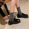 Fashion Platform with Medium Heels Japanese Style Lolita Loafers Bow Women's Shoes Mary Jane Ladies Pumps Lastest Chic and Elegant Shoe