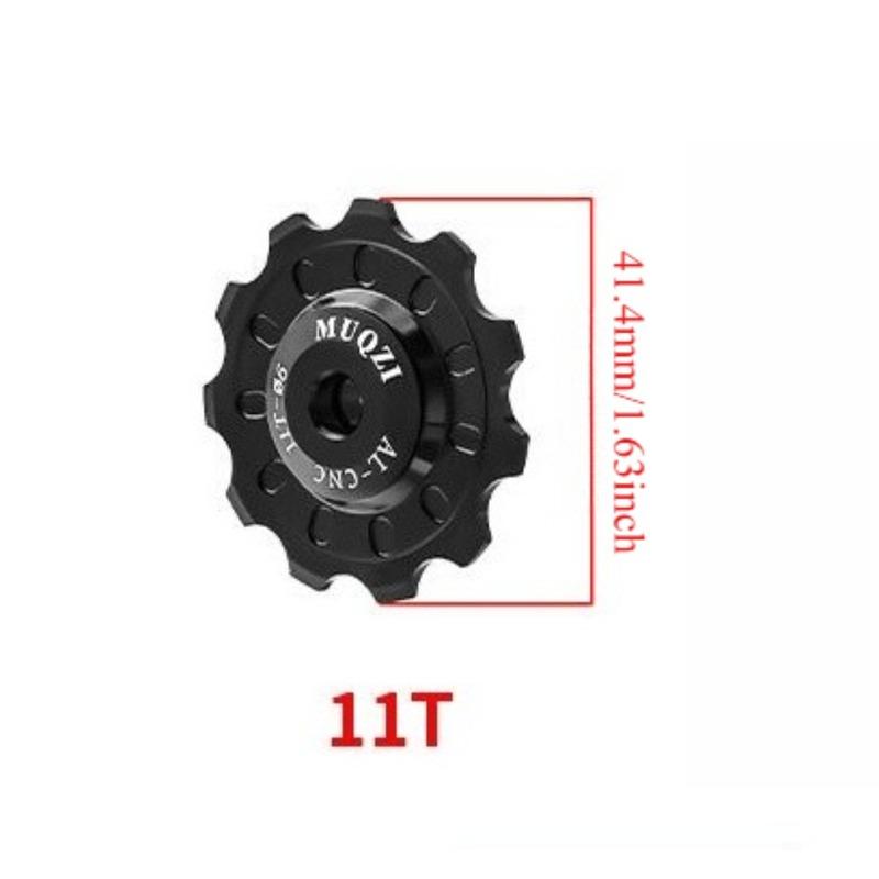 11T Aluminum alloy lightweight ceramic bearing for the derailleur pulley of mountain road bicycles Bicycle maintenance