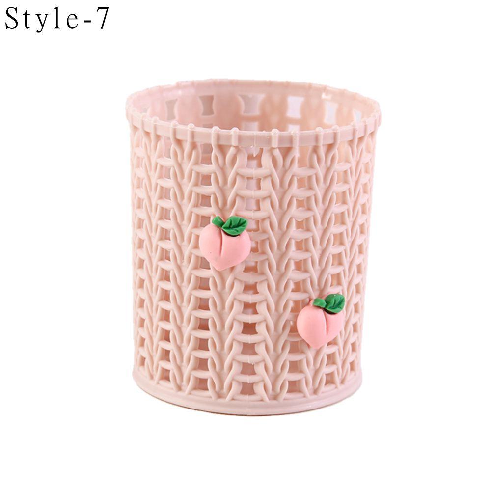 New Cartoon Student Stationery Desktop Organize Storage Tool Pen Holder Makeup Brush Storage