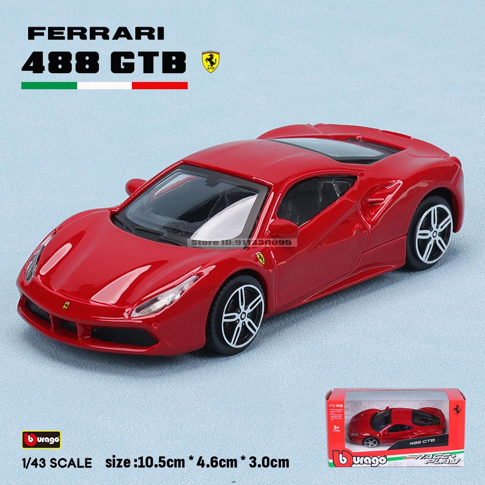 Ббураго 1:43 Несколько стилей Ferrari Purosangue sp2 488GTB 250GTO SF90 ROMA сплав роскошный автомобиль литая модель автомобиля игрушка подарок