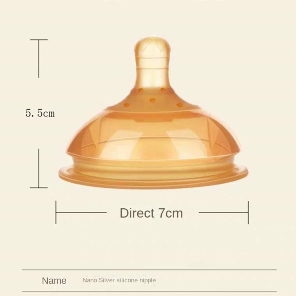 Безопасная жидкая антиукусная перевернутая соска желтая силиконовая соска-пустышка сменные аксессуары
