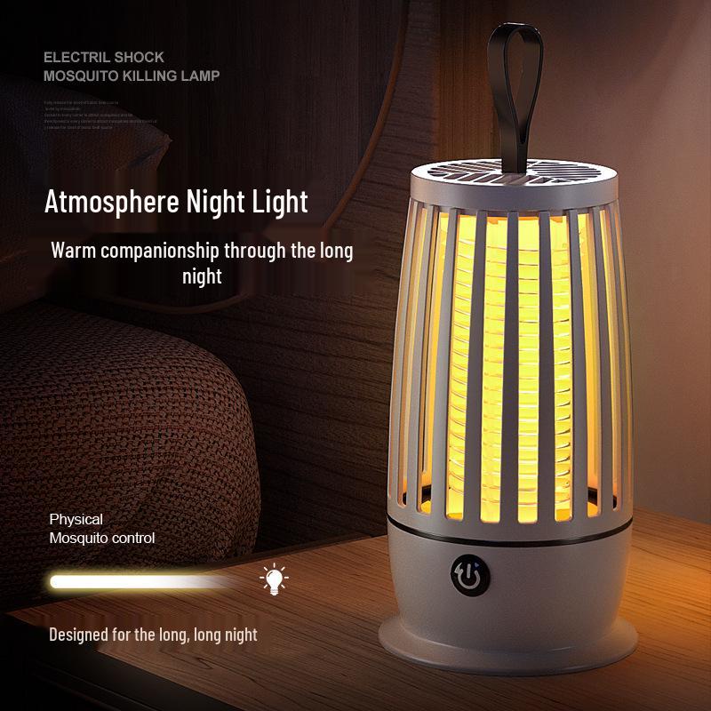 Умный светодиодный уничтожитель комаров: Настенный, с USB-подзарядкой, отпугиватель электрическим током