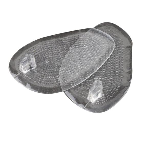 1 Pair Fit Size Forefoot Pad Shock Proof Useful Men Flip Flops Insole Half Size Toe Separator Shoe Cushion