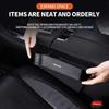 Car Carbon Fiber Pattern Seat Storage Box For Nissan Nismo Logo Tiida Teana Qashqai Juke X trail Note Almera Skyline Styling