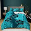 Lizard Print Three-Piece Fashion Kit Quilt Cover Bedding Factory Direct Sales