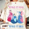 Make It Pink Make It Blue Retro Shirt, Cute Good Fairies Graphic Tee, Magical Princess Dress Vacation Outfit, Pastel Magic Wand Comfort Tee