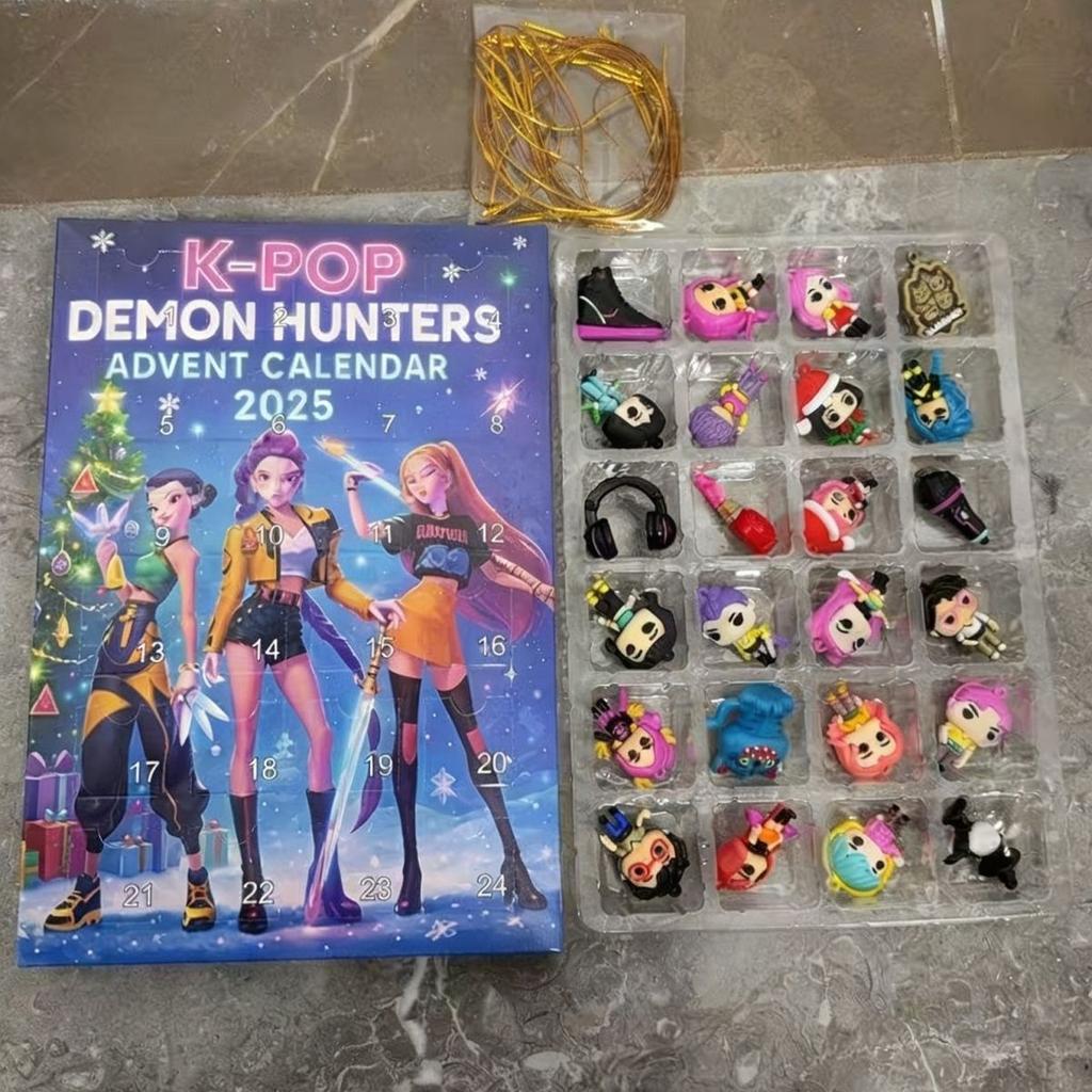 K-pop Demon Hunters Blind Box Devil Saja Collect Anime Figure Kid Party Cosplay Gaming Cartoon Huntrix Decorative Christmas Gift