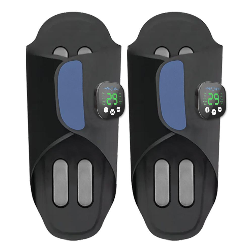 Professional TENS-EMS Foot Massager Machine for Relaxation, Shiatsu Acupoint Massage Pad with Pulse, Portable Home Use