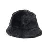 Adidas 128 AD FAKE FUR METRO HAT Bucket Hat with Fur Boa, Exclusive To ONSPOTZ, Black/Black, Large
