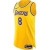 Dri-FIT ADV Аутентичная Игровая Версия NBA Los Angeles Lakers 8 Икона Быстросохнущая Легкая Удобная Баскетбольная Майка DM6028-733