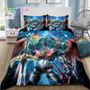 Robot Grendizer Bedding Set Single Twin Full Queen King Size Bed Set Adult Boys Bedroom Anime Bedding Gift