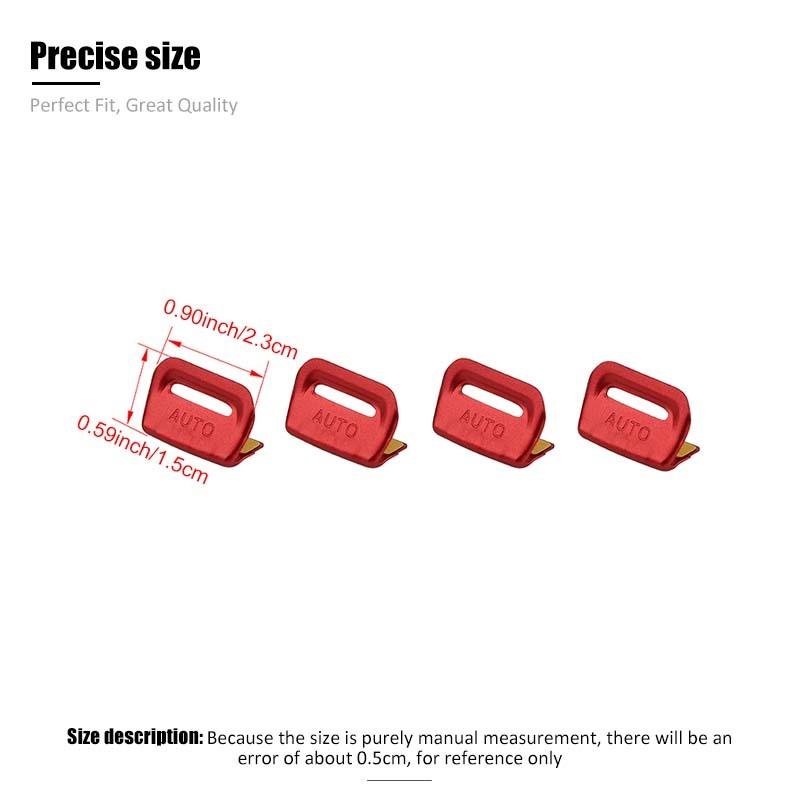 Aluminium Alloy Car Window Button Trim Decorative Stickers For Jeep Wrangler JL For JT Gladiator 2018 Up Interior Accessories