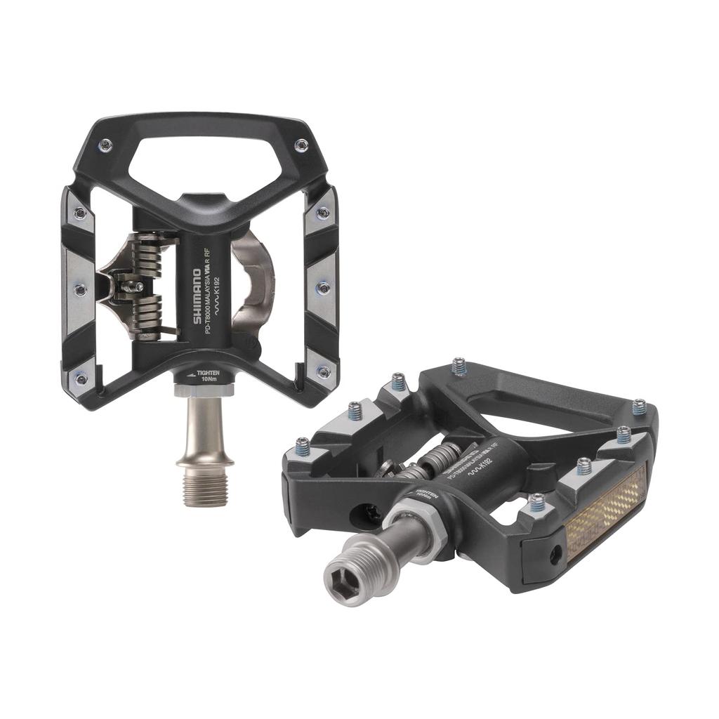 SHIMANO PD-T8000 с отражателем в комплекте шипы/SM-SH56 EPDT8000 черный